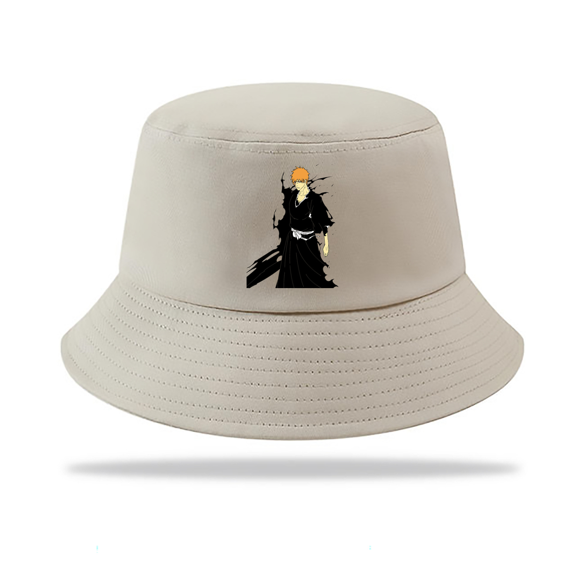 （画像用） ブリーチ 黒崎一護（くろさき いちご）BLEACH Kurosaki Ichigo アウトドア日除けバケットハット